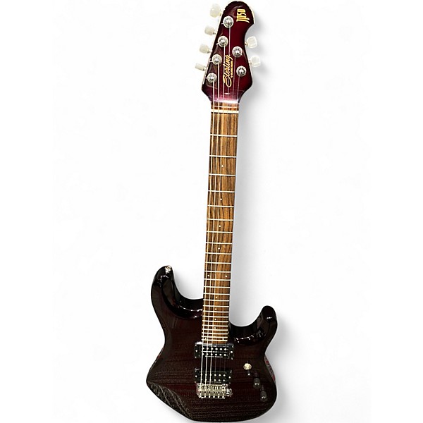 Used Sterling by Music Man JP50 Purple Solid Body Electric Guitar