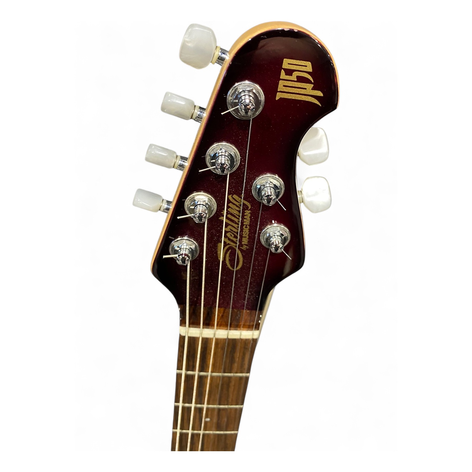 Used Sterling by Music Man JP50 Purple Solid Body Electric Guitar