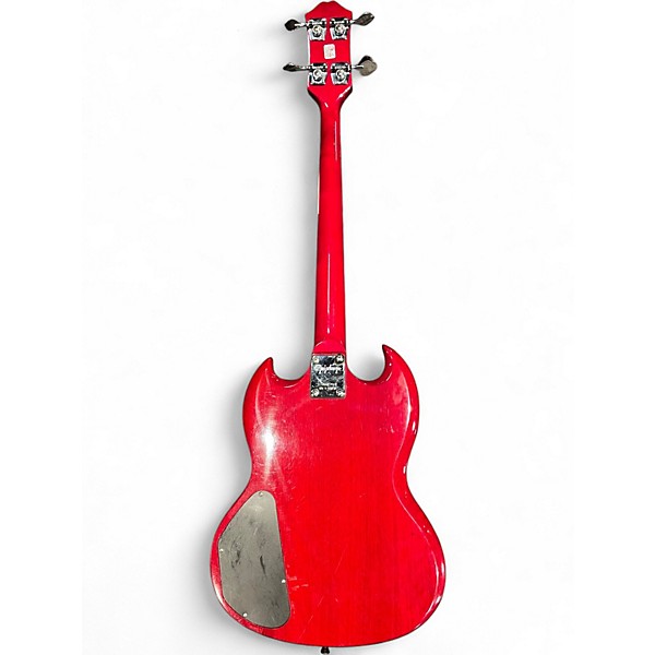 Used Epiphone EB0 Cherry Electric Bass Guitar