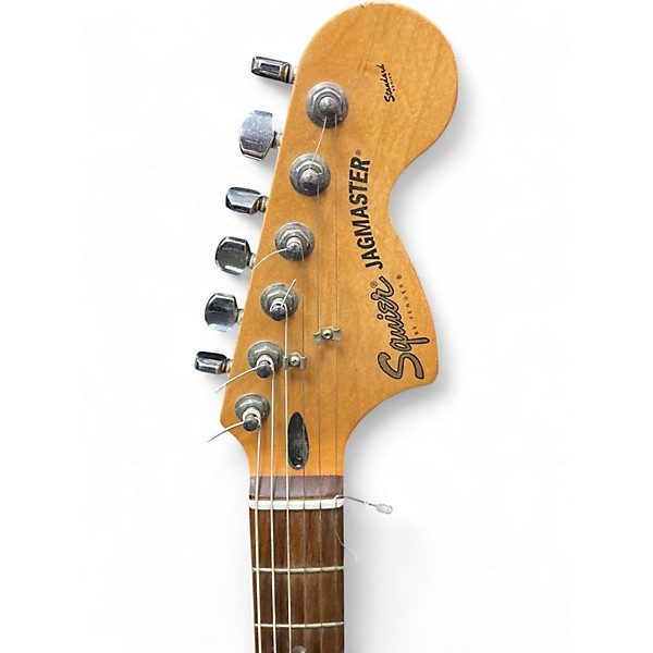 Used Squier Jagmaster 20th Anniversary Silver Sparkle Solid