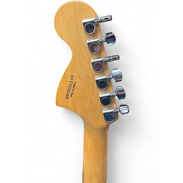 Used Squier Jagmaster 20th Anniversary Silver Sparkle Solid Body Electric Guitar