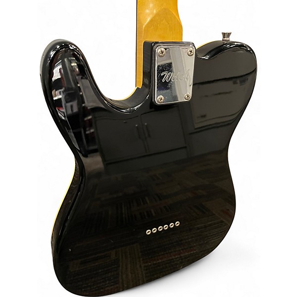 Used Welch Twang Slinger Black Solid Body Electric Guitar