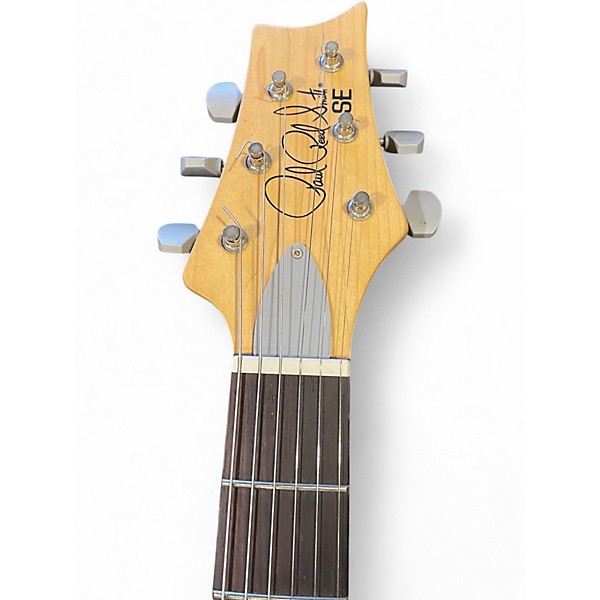 Used PRS SE Silver Sky Moon White Solid Body Electric Guitar