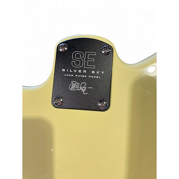 Used PRS SE Silver Sky Moon White Solid Body Electric Guitar