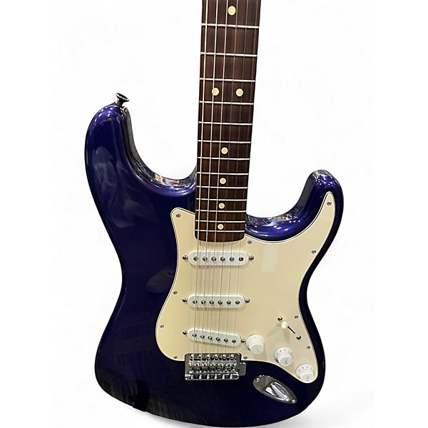 Used Fender Standard Stratocaster Midnight Blue Solid Body Electric Guitar