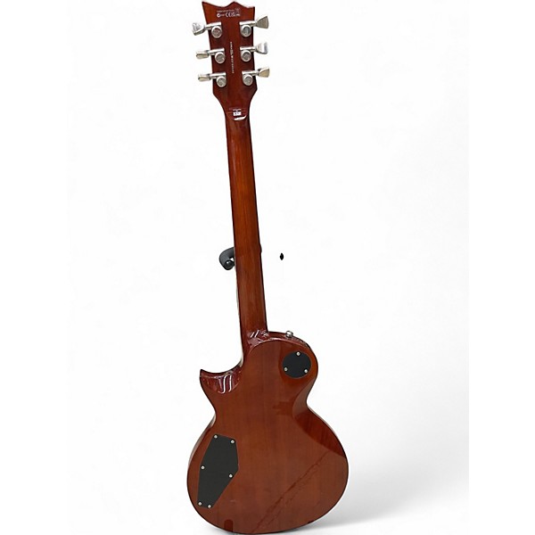 Used ESP EC1000 Deluxe Amber Sunburst Solid Body Electric Guitar