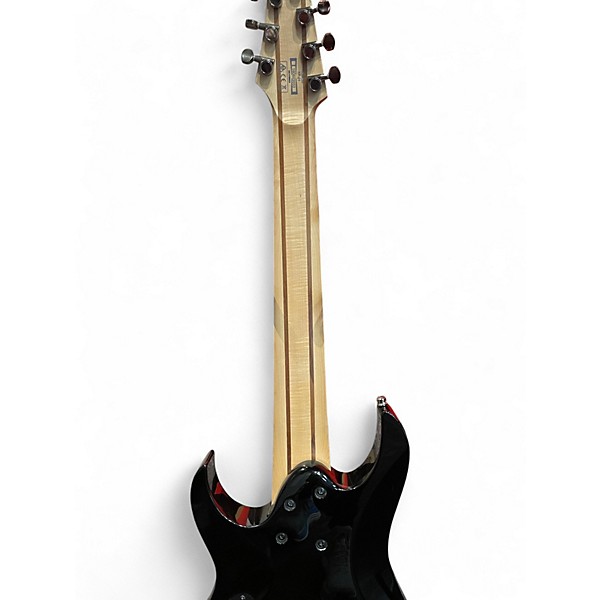 Used Ibanez RGMS8 BLACK Solid Body Electric Guitar