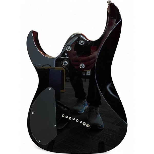 Used Ibanez RGMS8 BLACK Solid Body Electric Guitar