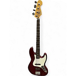 Used Fender Player Jazz Bass Burgundy Electric Bass Guitar
