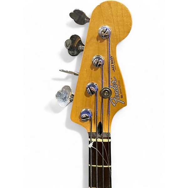 Used Fender Player Jazz Bass Burgundy Electric Bass Guitar