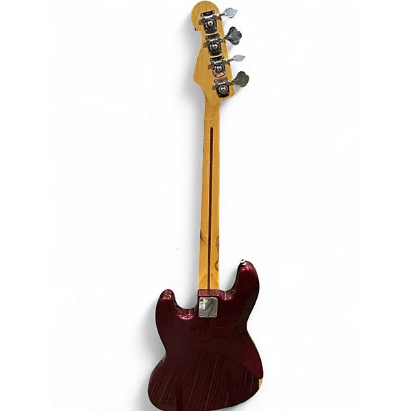 Used Fender Player Jazz Bass Burgundy Electric Bass Guitar