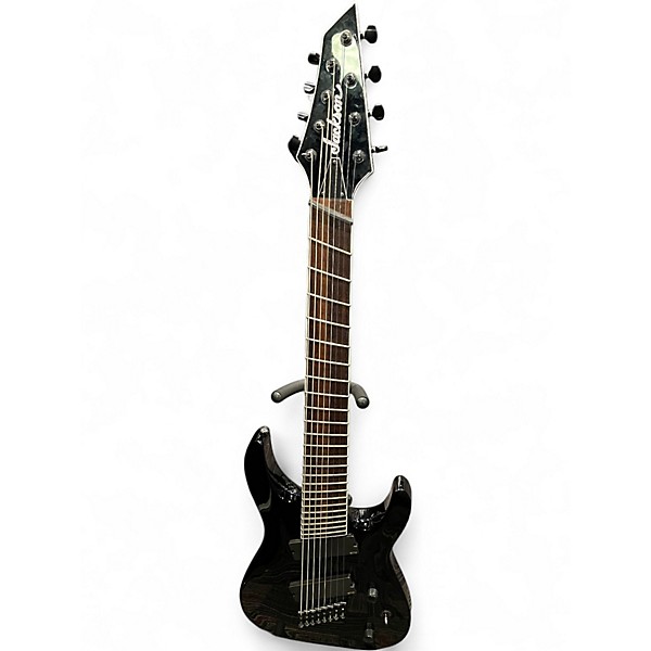 Used Jackson X Series Slat8 MS Black Solid Body Electric