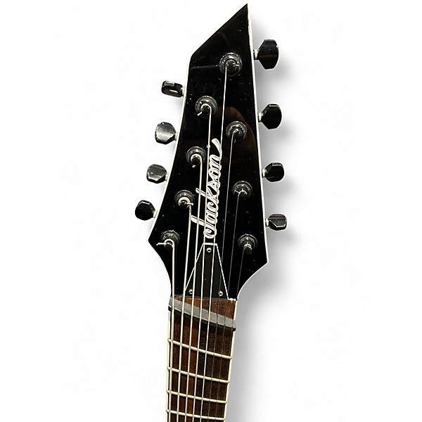 Used Jackson X Series Slat8 MS Black Solid Body Electric