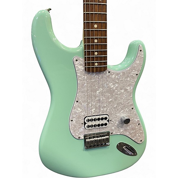 Used Fender Tom Delonge Signature Stratocaster Seafoam Green Solid Body Electric Guitar