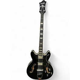Used Hagstrom viking Black Electric Bass Guitar