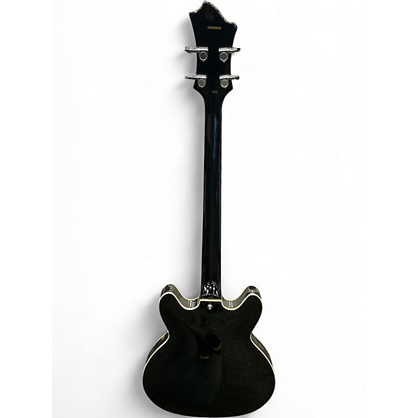 Used Hagstrom viking Black Electric Bass Guitar