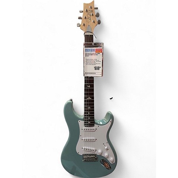 Used PRS SE Silver Sky STONE BLUE Solid Body Electric Guitar