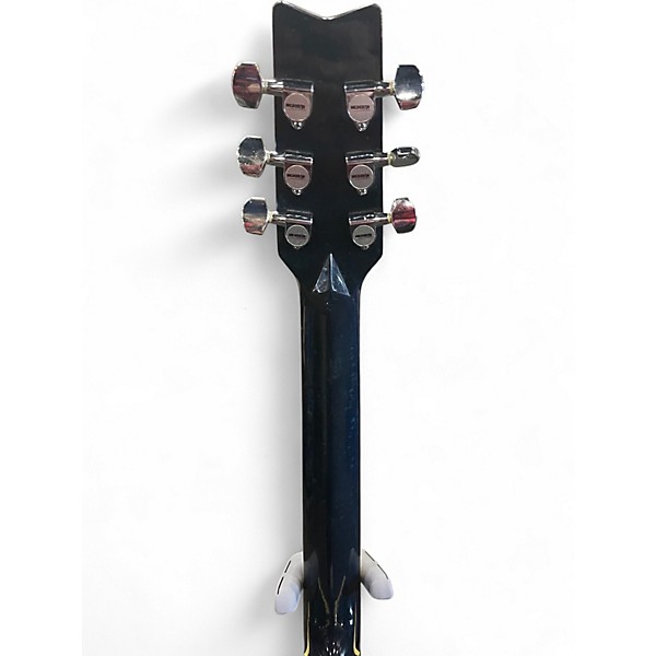 Used 1990 Washburn D12/YBL BLUE MARBLE Acoustic Guitar