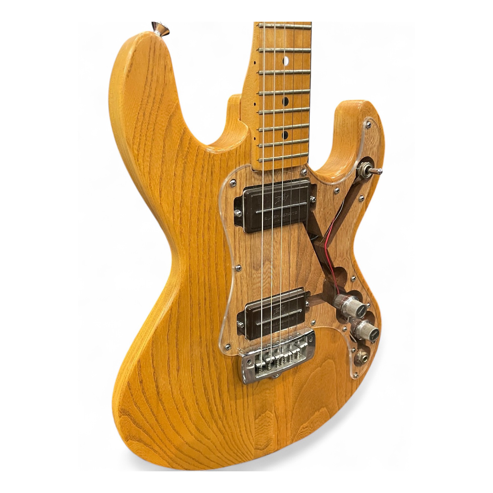 Vintage 1980s Peavey T-15 Worn Natural Solid Body Electric