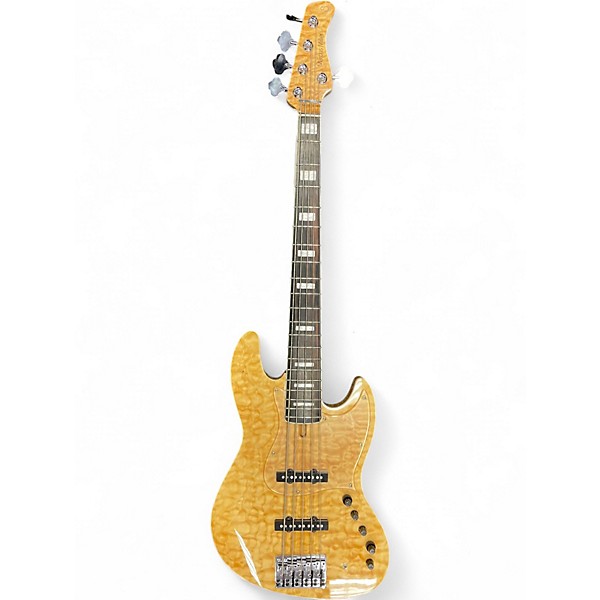 Used Sire Marcus Miller V9 Swamp Ash 5 String Natural Electric Bass Guitar