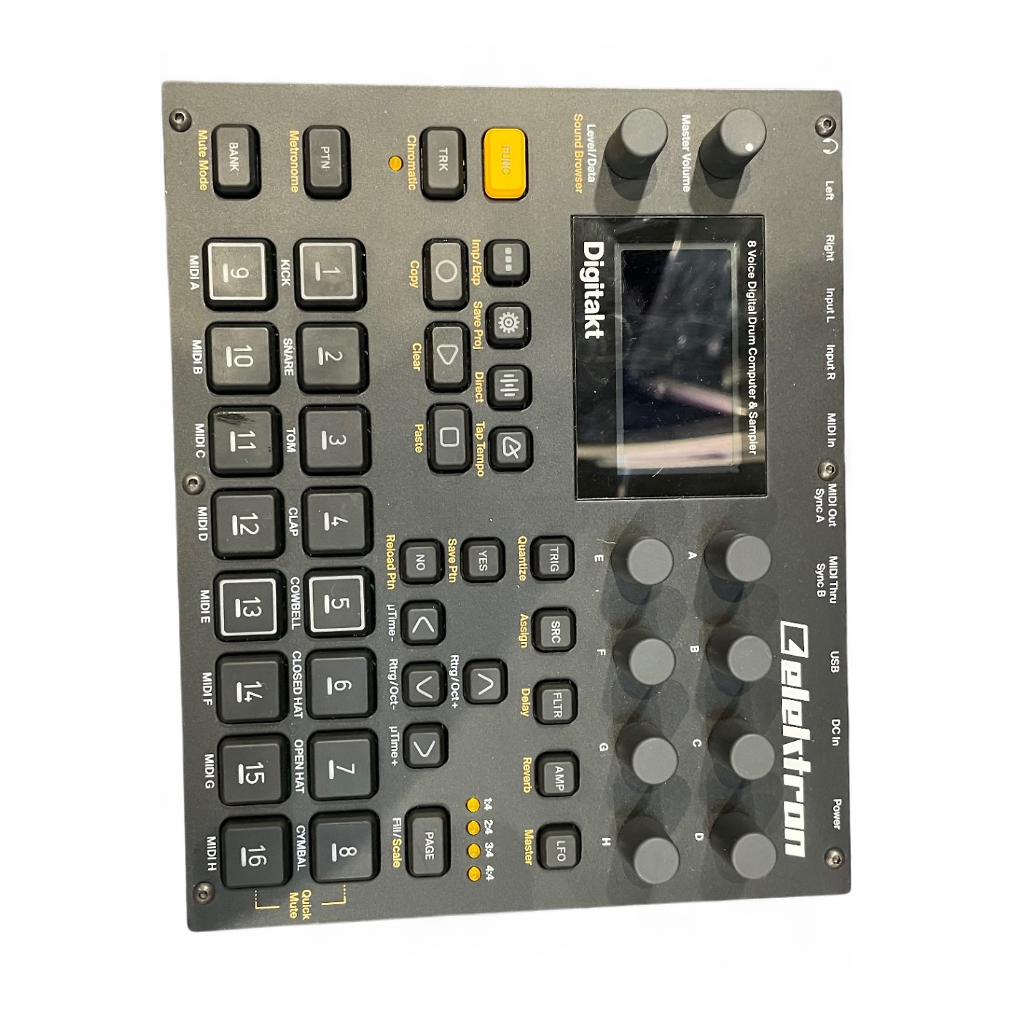 Used Elektron Digitakt DDS-8 8 Voice Drum Computer and