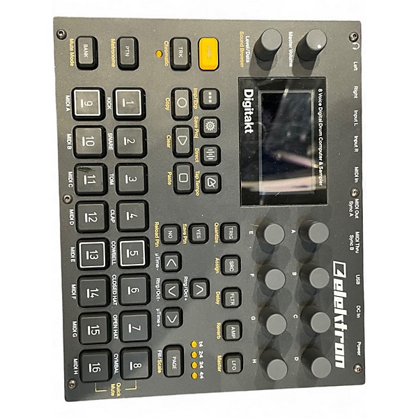 Used Elektron Digitakt DDS-8 8 Voice Drum Computer and Sampler Drum Machine