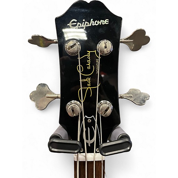 Used Epiphone Jack Casady Signature Candy Apple Red Electric Bass Guitar