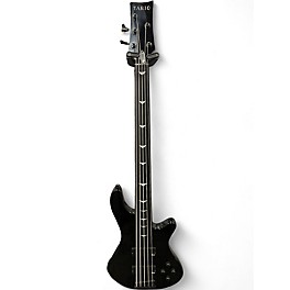 Used Tario FRETLESS BLACK Electric Bass Guitar