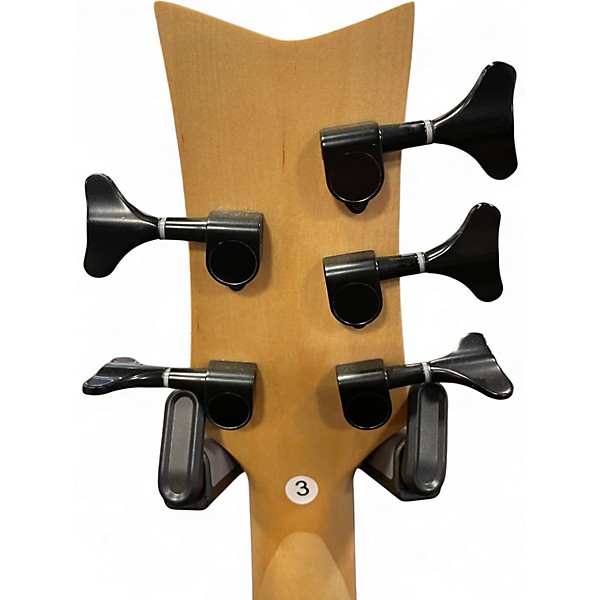 Used Tario FRETLESS BLACK Electric Bass Guitar