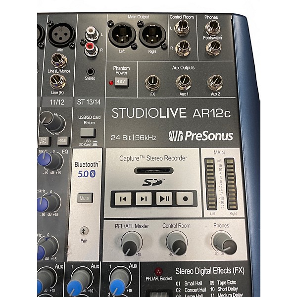 プリソーナス StudioLive AR12C オーディオインターフェイス PreSonus StudioLive AR12c Mixer and Audio Interface with