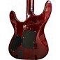 Used Schecter Guitar Research Hellraiser C7 Floyd Rose Crimson Red Trans Solid Body Electric Guitar