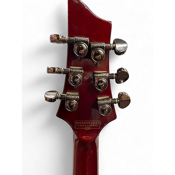 Used Schecter Guitar Research Hellraiser C7 Floyd Rose Crimson Red Trans Solid Body Electric Guitar