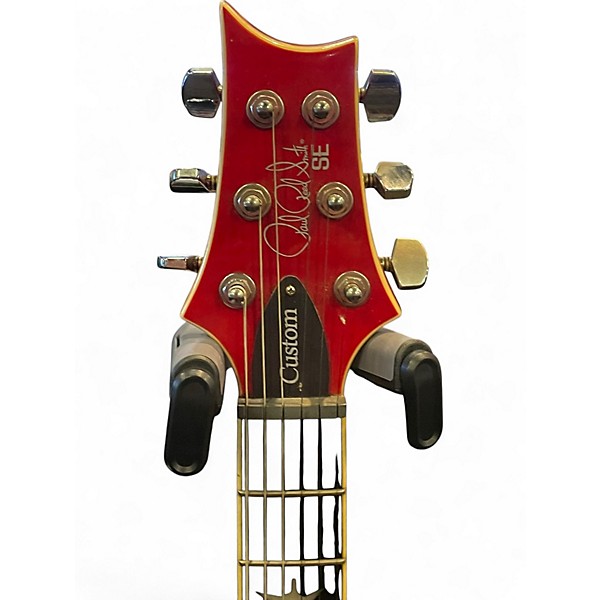 Used PRS SE Custom 24 Cherry Sunburst Solid Body Electric Guitar