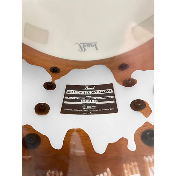 Used Pearl 6 Piece Session Studio Select Oyster Blue Drum Kit