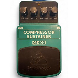 Used Behringer CS400 Compressor Sustainer Effect Pedal