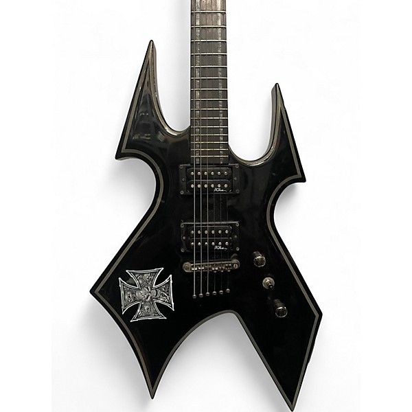 Used B.C. Rich Warbeast Black Solid Body Electric Guitar