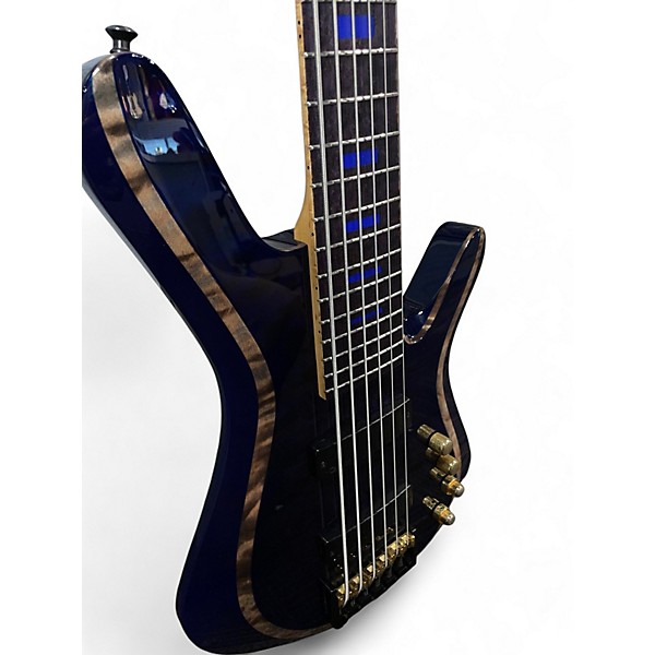 Used Kiesel Vanquish 6 String Bass V69K Blue Electric Bass Guitar