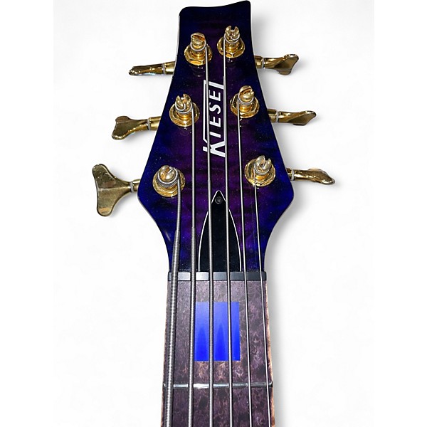 Used Kiesel Vanquish 6 String Bass V69K Blue Electric Bass Guitar