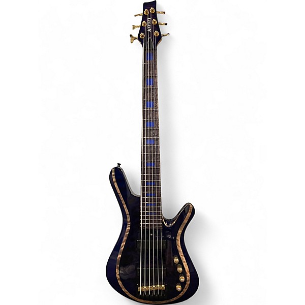 Used Kiesel Vanquish 6 String Bass V69K Blue Electric Bass Guitar