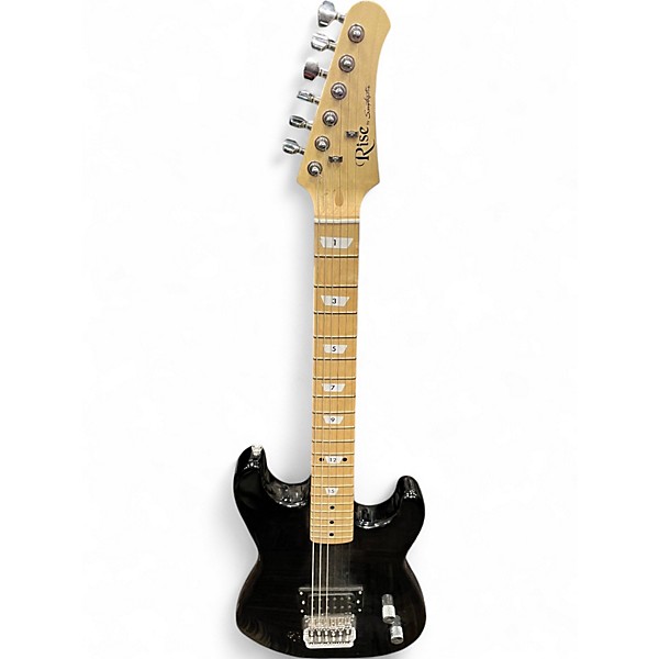 Used Rise by Sawtooth ROCKSMITH Black Electric Guitar