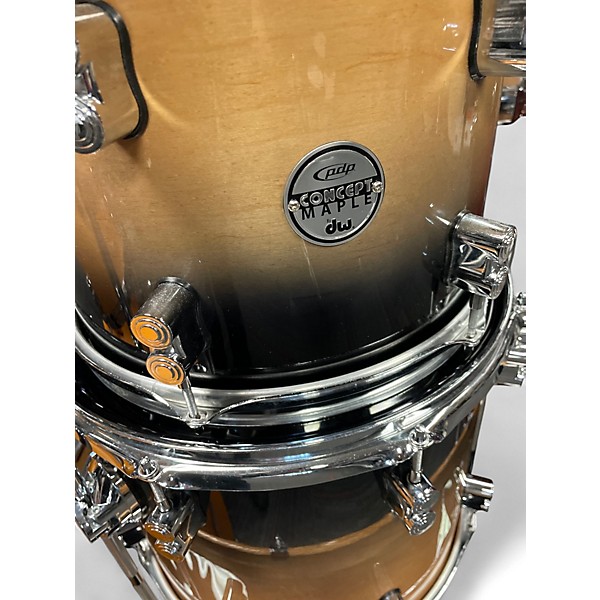 Used PDP by DW 3 Piece Concept Series charcoal fade Drum Kit