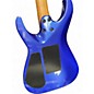 Used Jackson American Series Virtuoso blue sparkle Solid Body Electric Guitar