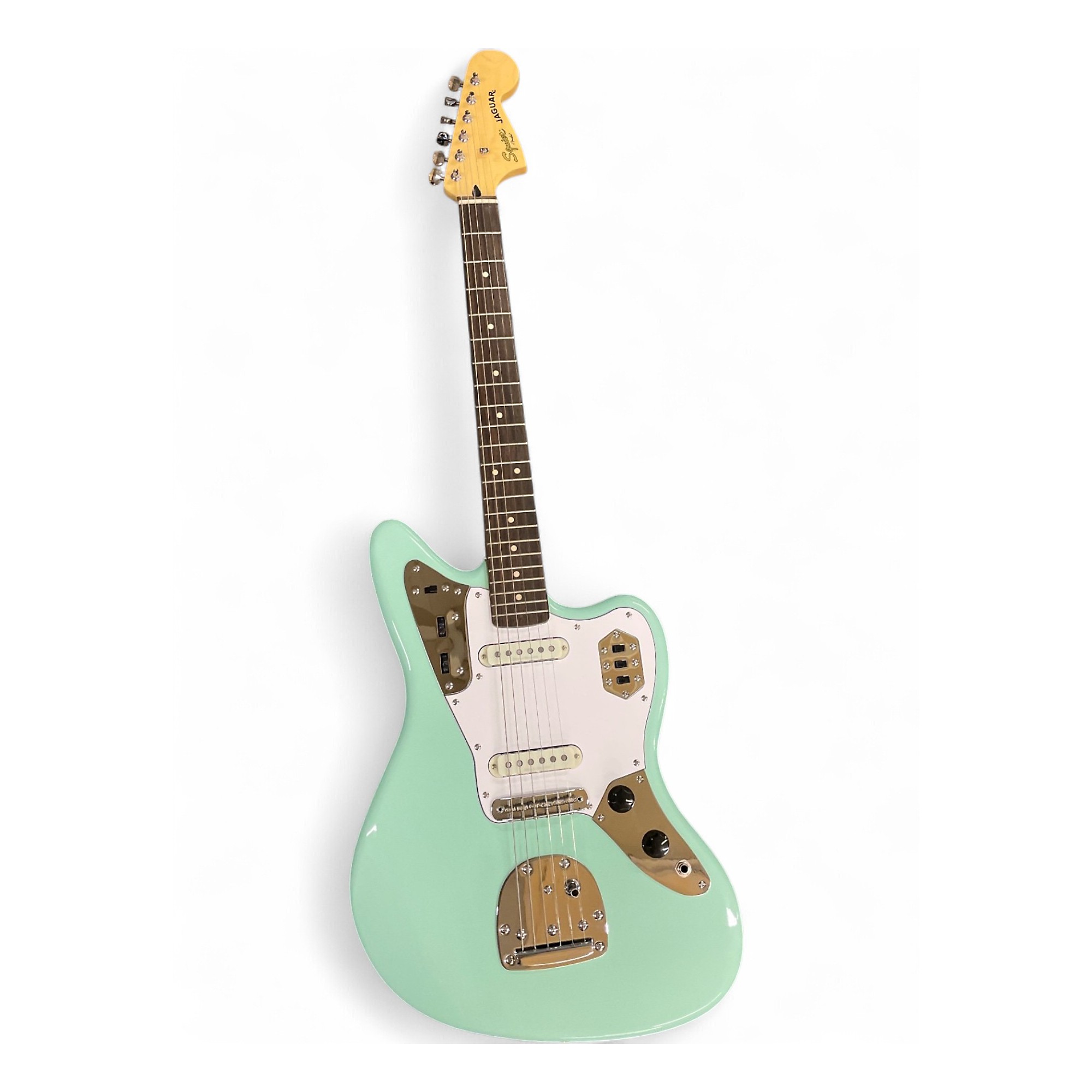 ギター Squier Vintage Modified Jaguar surfgreen Squier Vintage Modified Jaguar Guitar, Surf Green at Gear4music