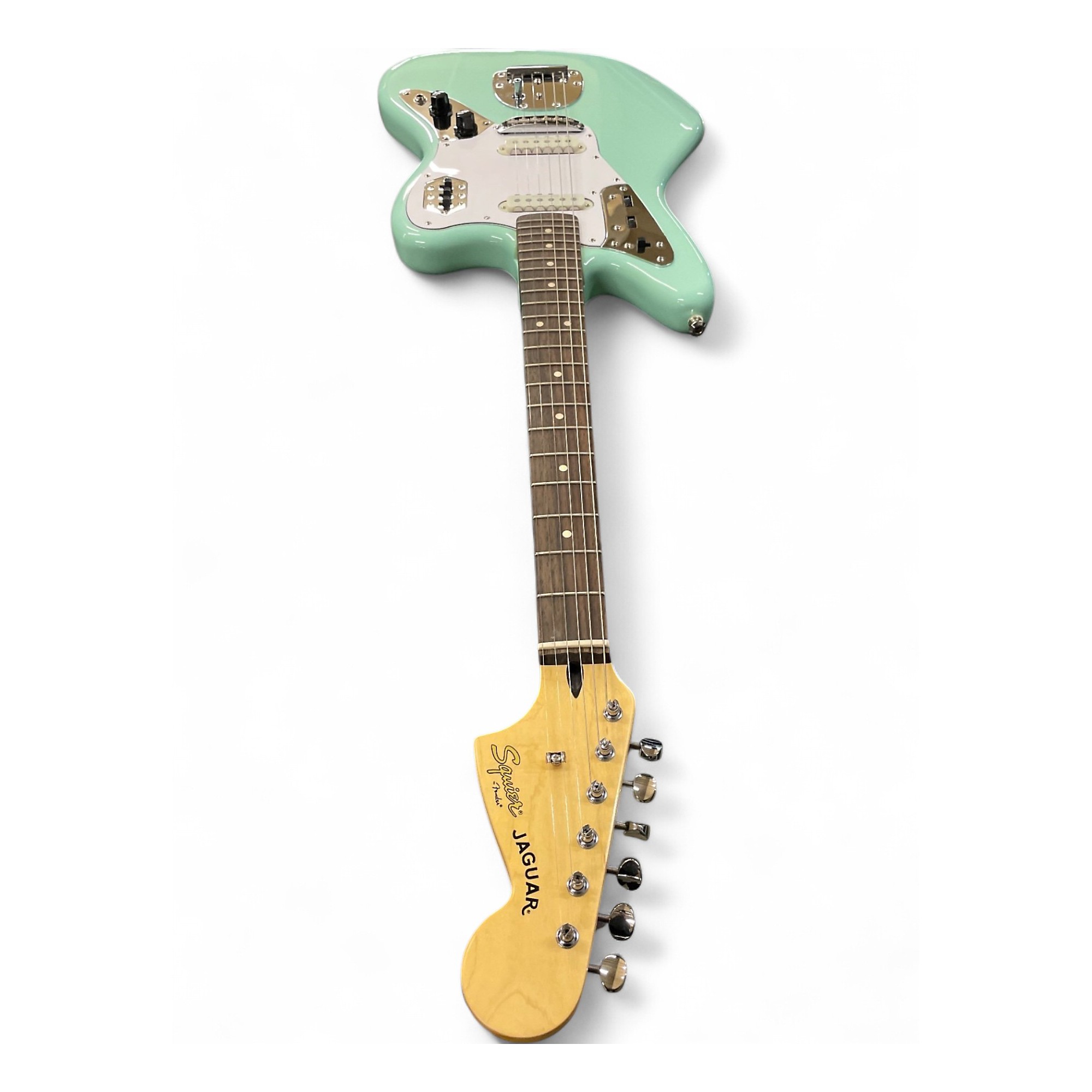 ギター Squier Vintage Modified Jaguar surfgreen Used Squier Vintage Modified Jaguar Surf Green Solid Body
