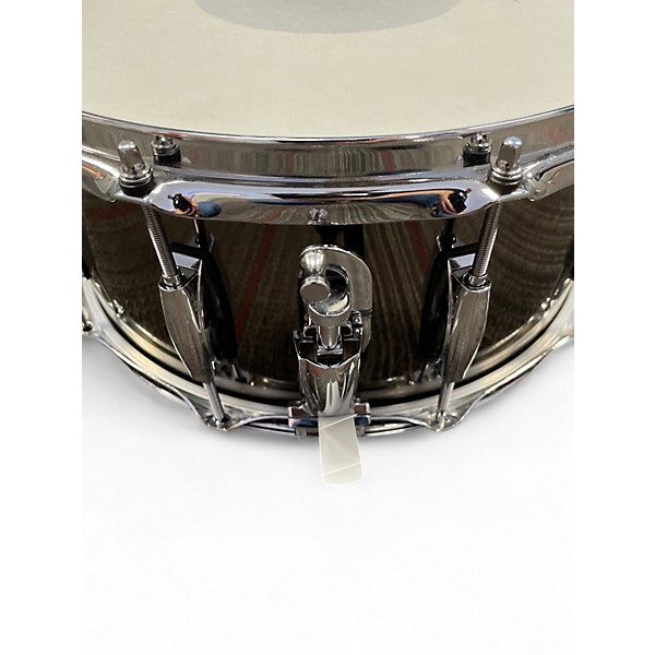 Used Gretsch Drums 14X6 Full Range Snare Black Chrome Drum