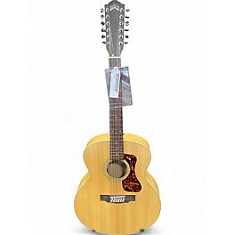 Used Guild f2512e natural 12 String Acoustic Electric Guitar