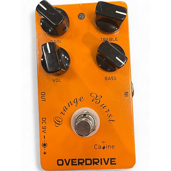 Used Caline Orange Burst Effect Pedal