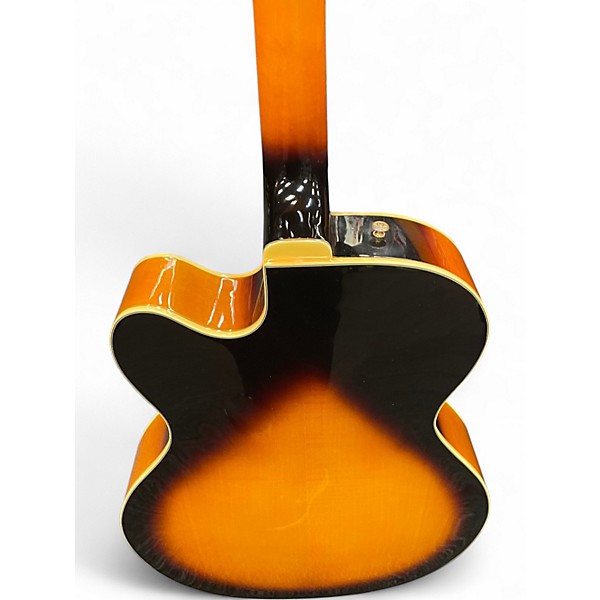 Used Washburn J6S MONTGOMERY SUNBURST Hollow Body Electric Guitar