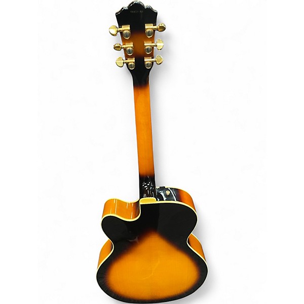 Used Washburn J6S MONTGOMERY SUNBURST Hollow Body Electric Guitar