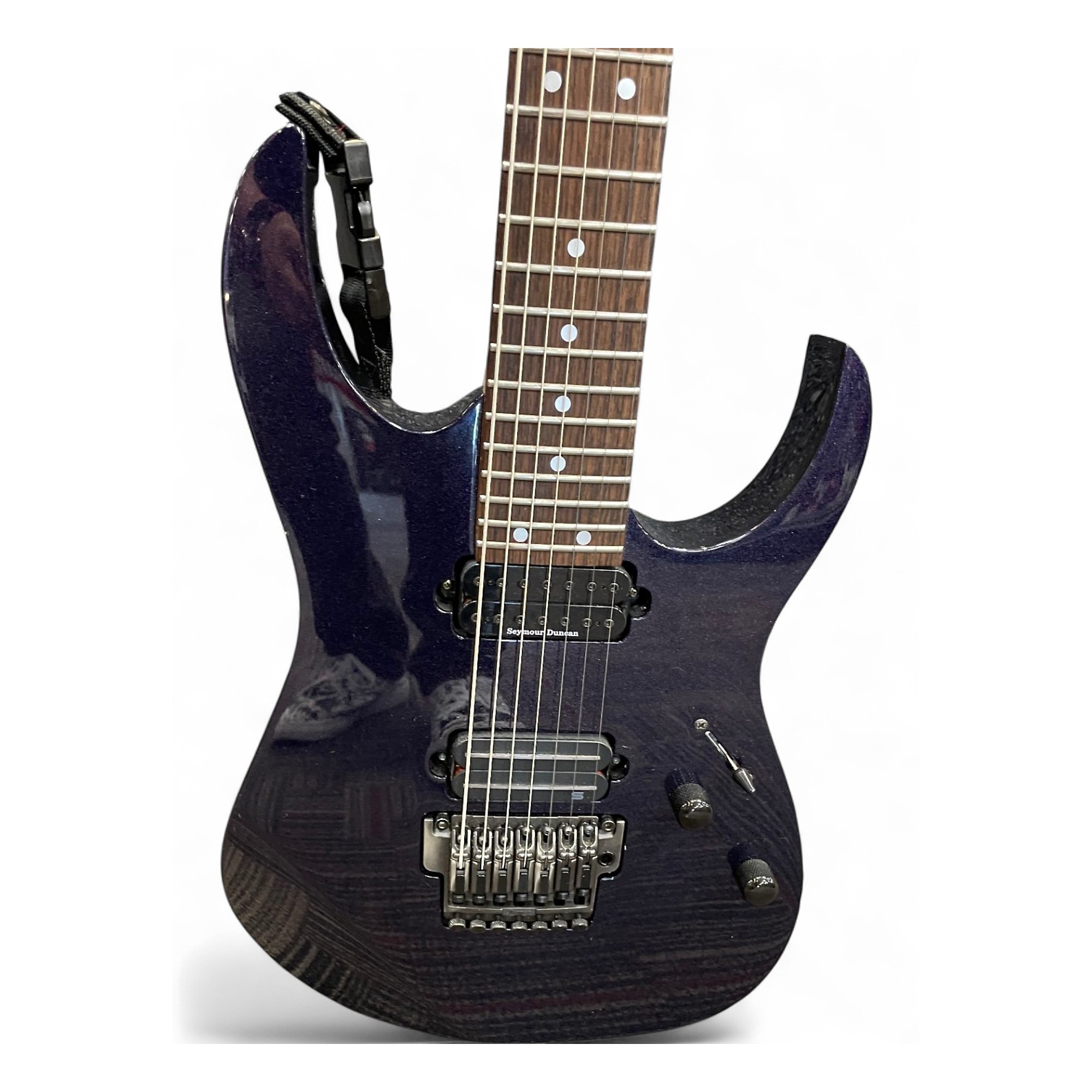 Used 2002 Ibanez RG1527 7 String SUBTERRANIAN PURPLE Solid